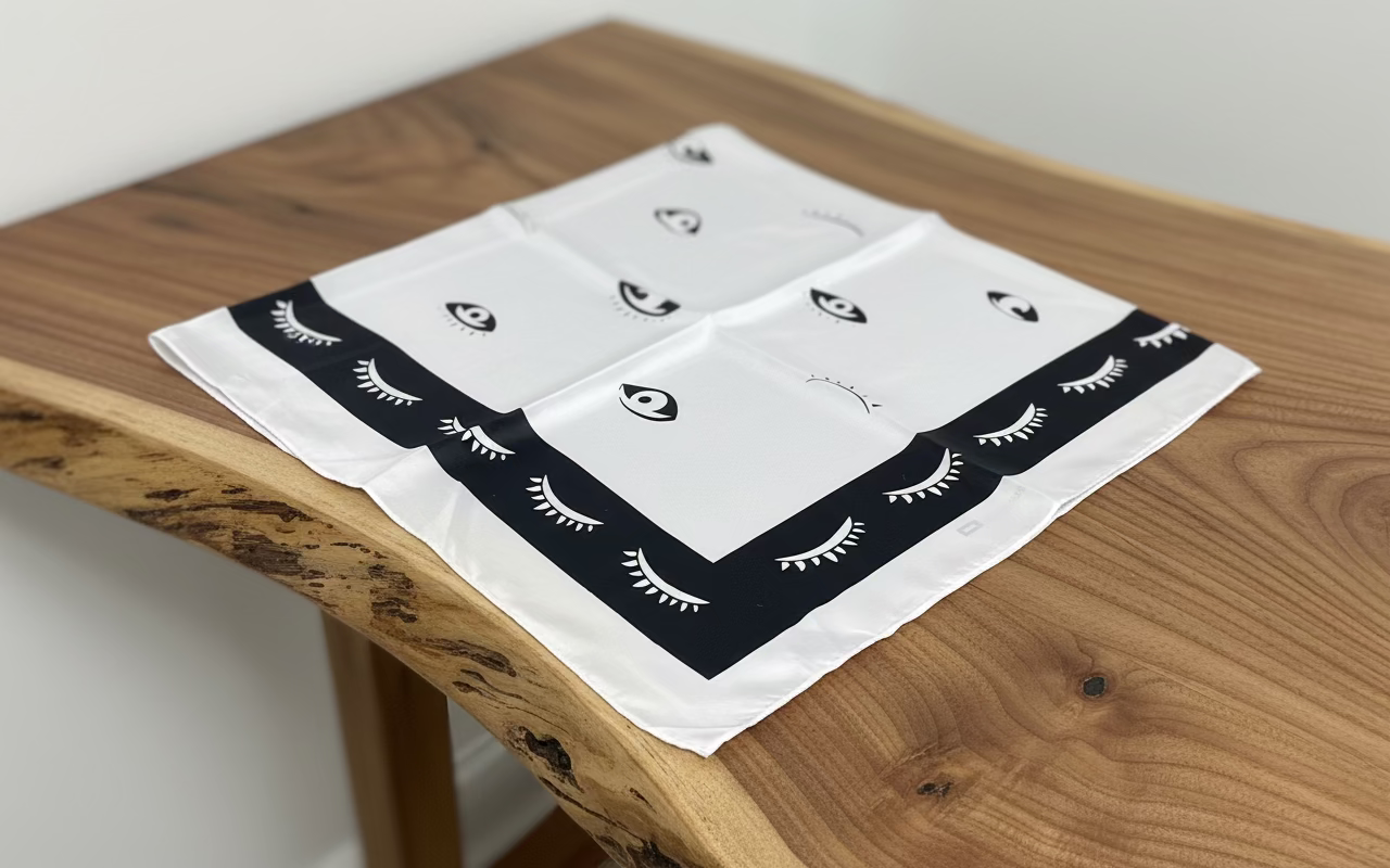 Eye Scarf - White