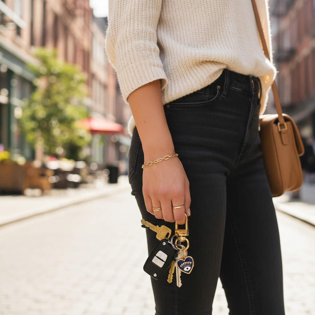 Protected Love Keychain