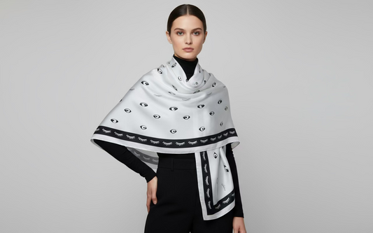 Eye Scarf - White