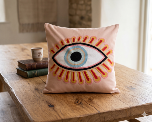 The "Solar Bloom" Pink Eye Pillowcase