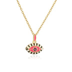 Stainless Steel Evil Eye Necklace