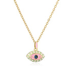 Stainless Steel Evil Eye Necklace