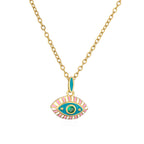 Stainless Steel Evil Eye Necklace