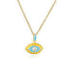 Stainless Steel Evil Eye Necklace