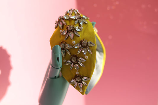 Lemon Drop Crystal Crown