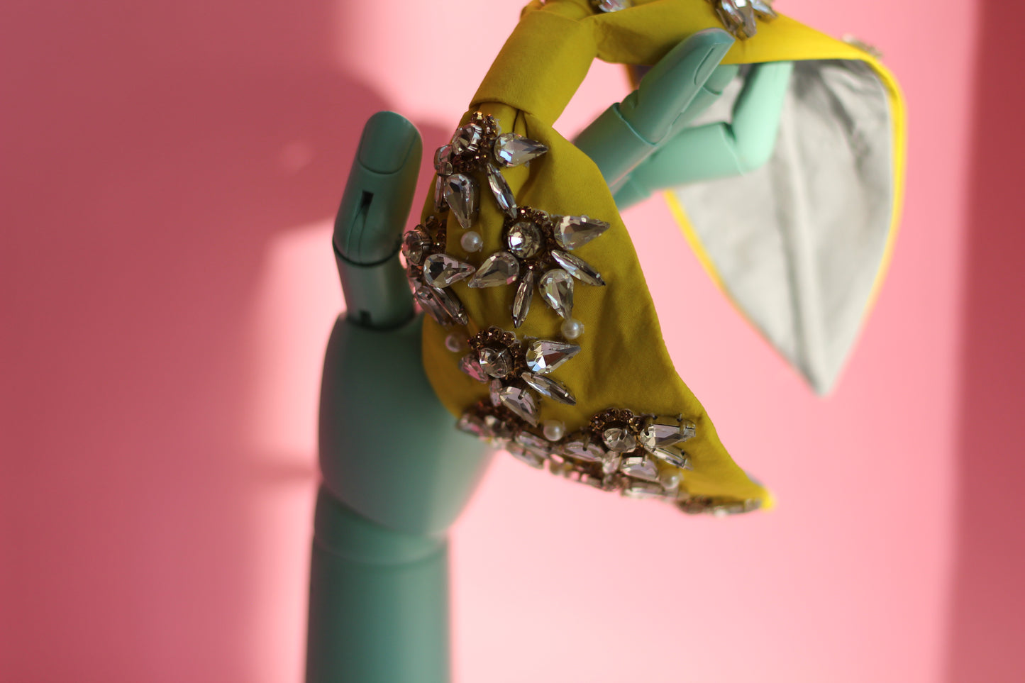 Lemon Drop Crystal Crown