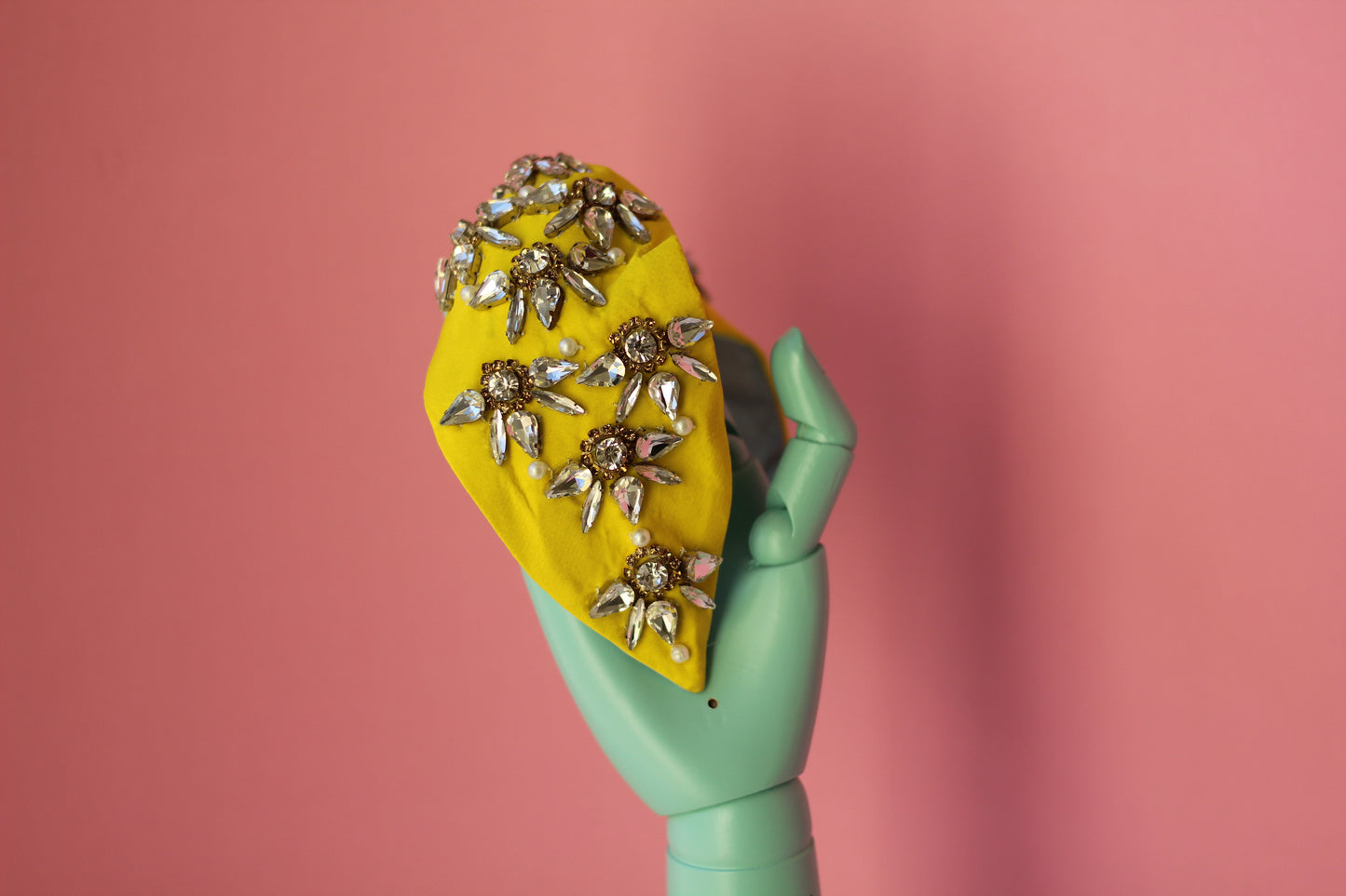 Lemon Drop Crystal Crown