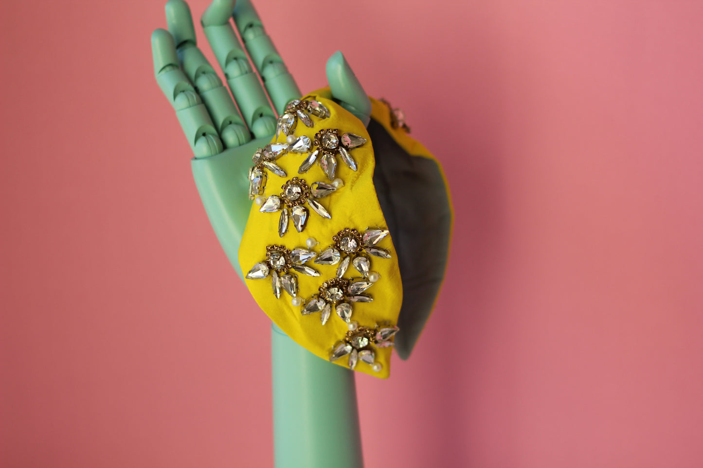 Lemon Drop Crystal Crown