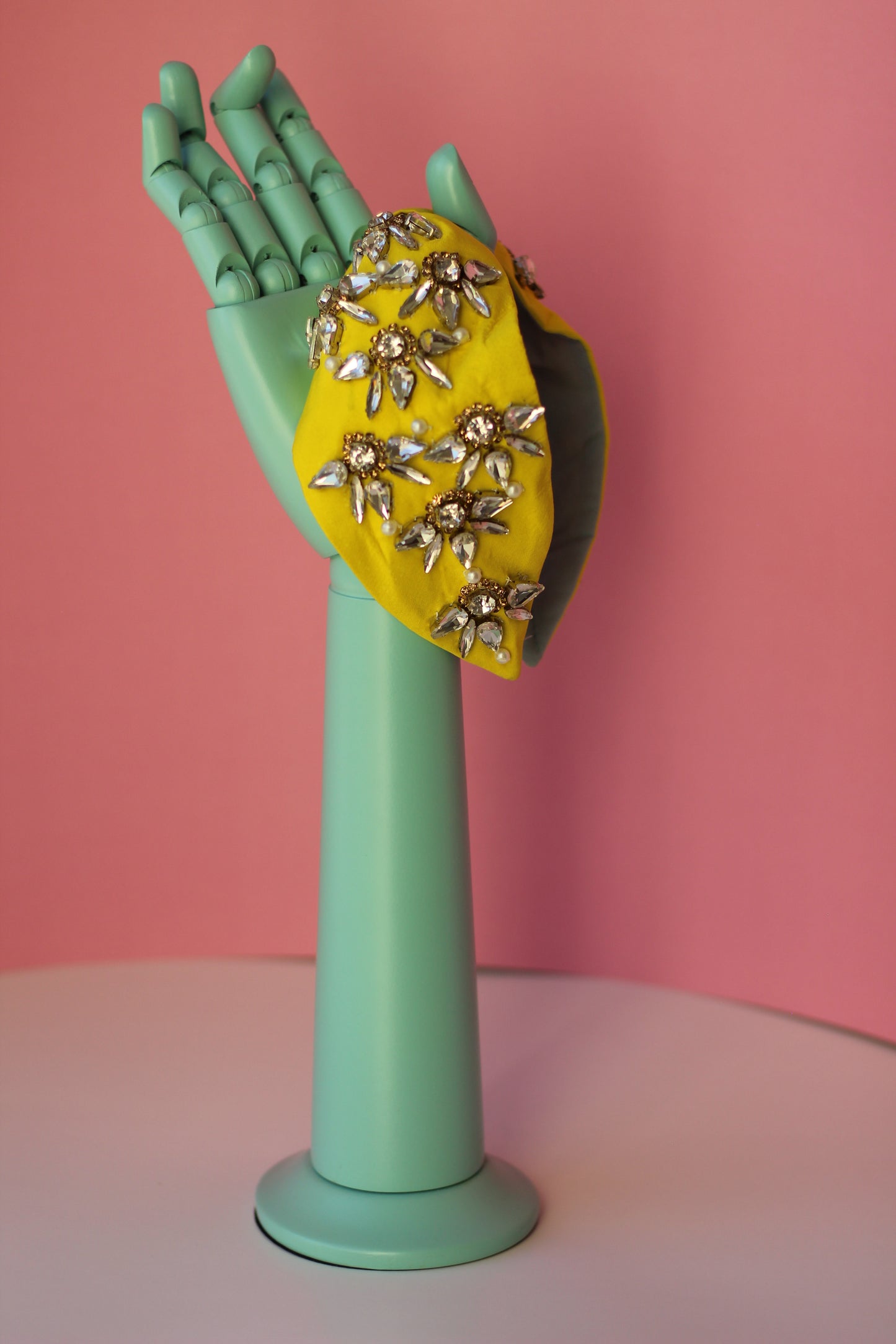 Lemon Drop Crystal Crown