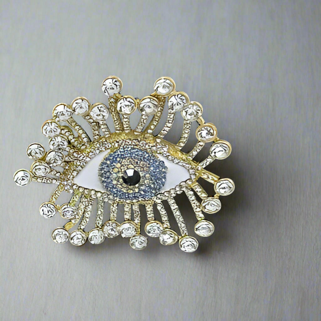 Starlit Shield Brooch