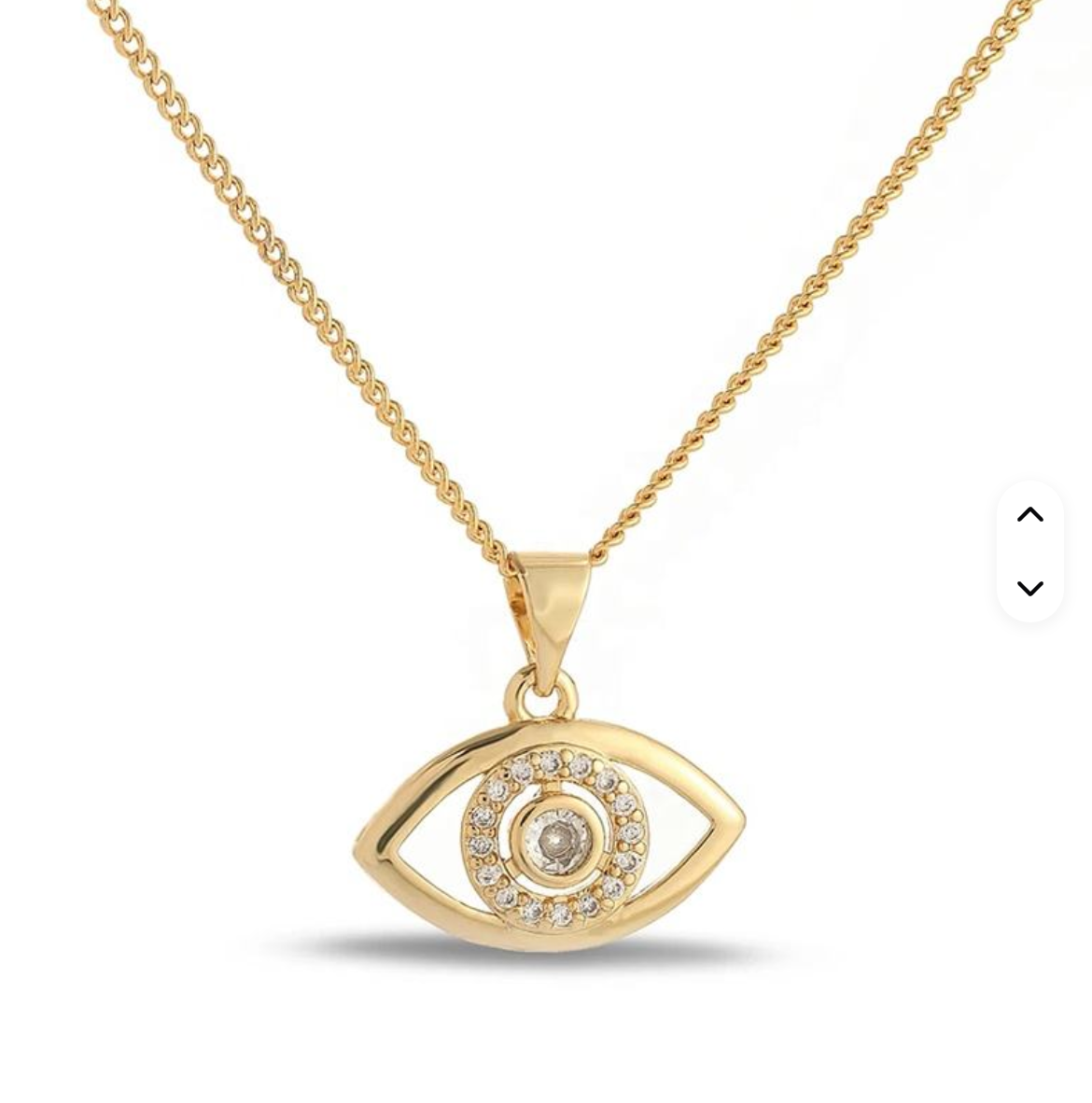 The Visionary Crystal Eye Pendant Necklace