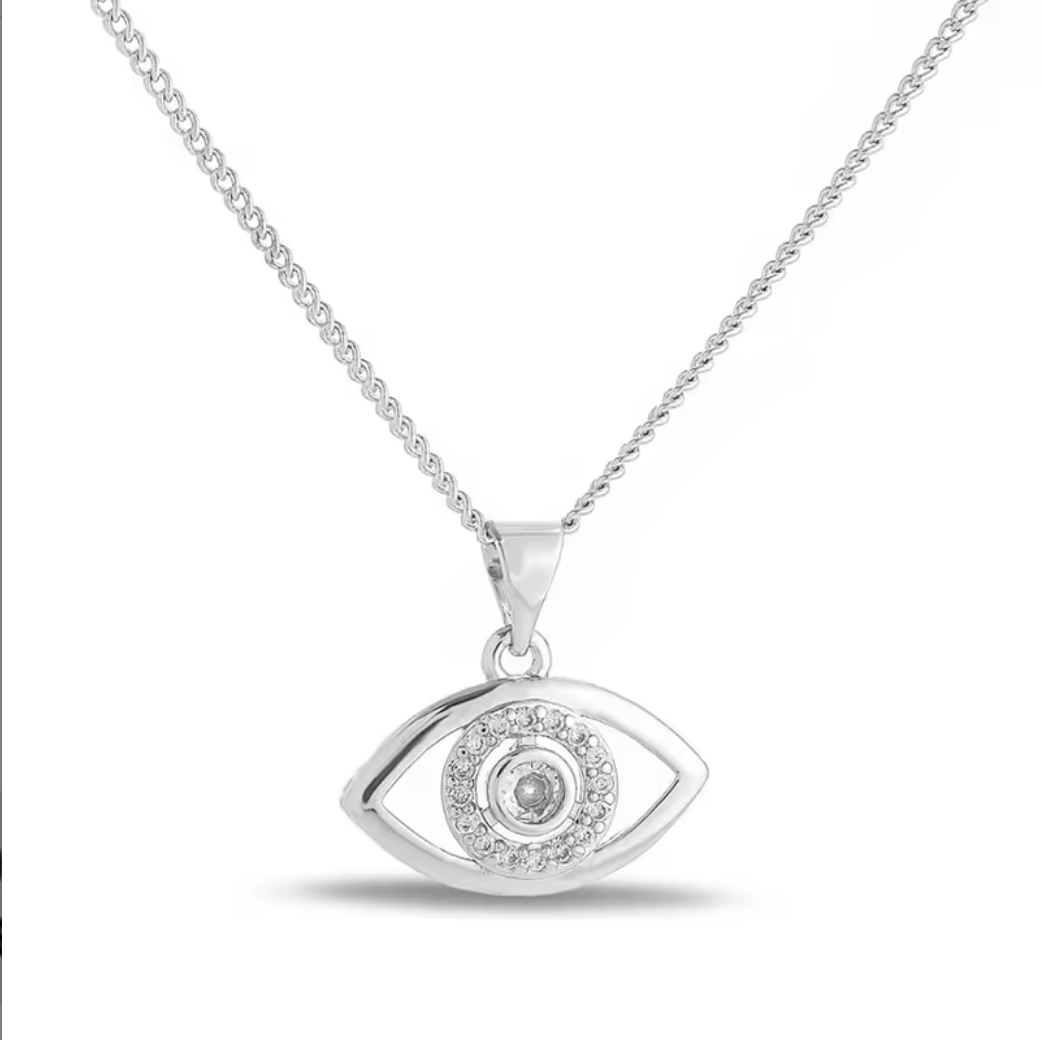 The Visionary Crystal Eye Pendant Necklace