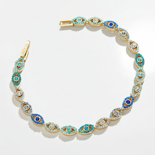 Celestial Blue Evil Eye Bracelet